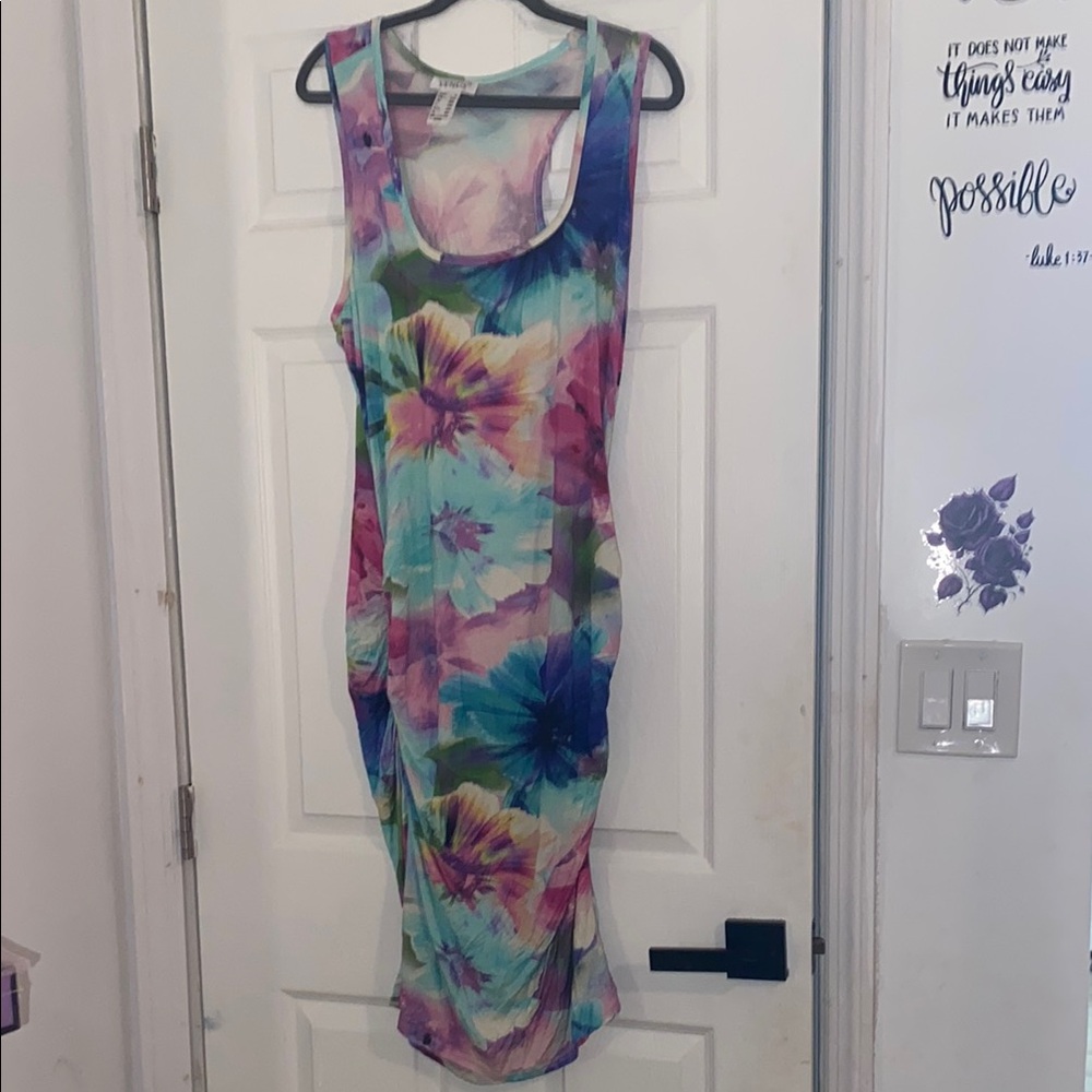 Venus Floral Sleeveless Dress